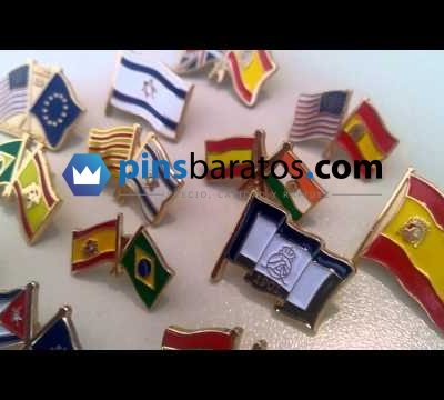 Pins de banderas - Personalizados - pinsbaratos.com