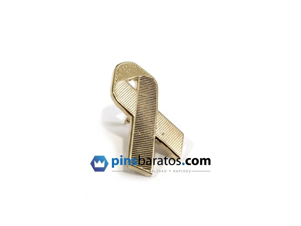 Pins de lazo solidario personalizados